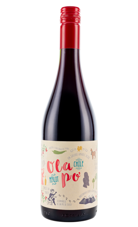 Vinho Ola Po Tinto Seco Chile Merlot 750ml