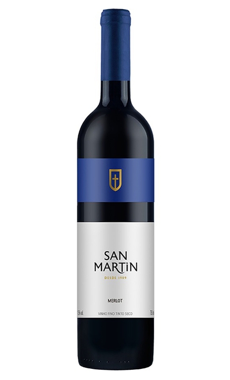 Vinho Vinícola Panizzon Tinto Seco Brasil San Martin Merlot 750ml