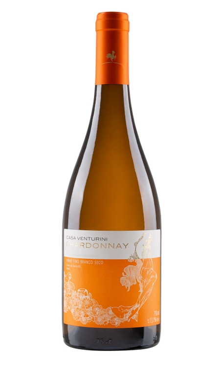 Vinho Casa Venturini Branco Seco Brasil Reserva Chardonnay 750ml