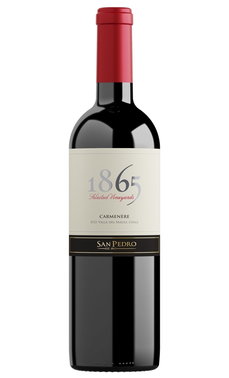 Vinho San Pedro Tinto Seco Chile 1865 Single Vineyard Carménère 750ml