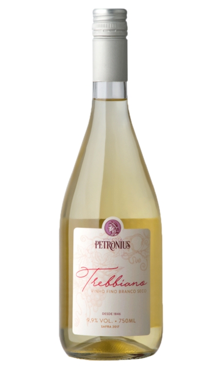 Vinho Vinícola Petronius Branco Seco Brasil Trebbiano 750ml