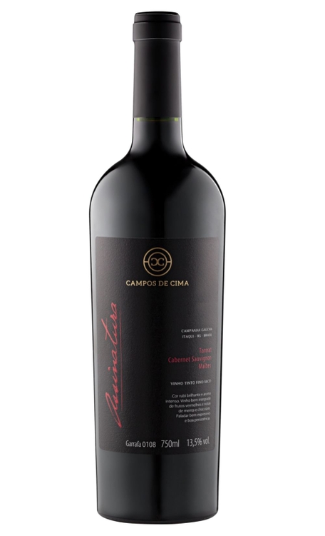 Vinho Campos de Cima Tinto Seco Brasil Assinatura Blend 750ml