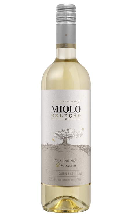 Vinho Miolo Branco Seco Brasil Seleção Chardonnay, Viognier 750ml