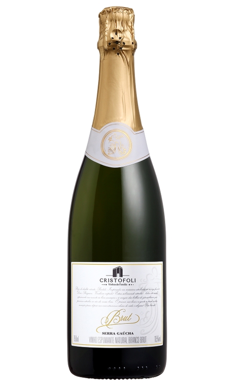 Espumante Cristófoli Branco Brut Brasil Chardonnay, Riesling 750ml