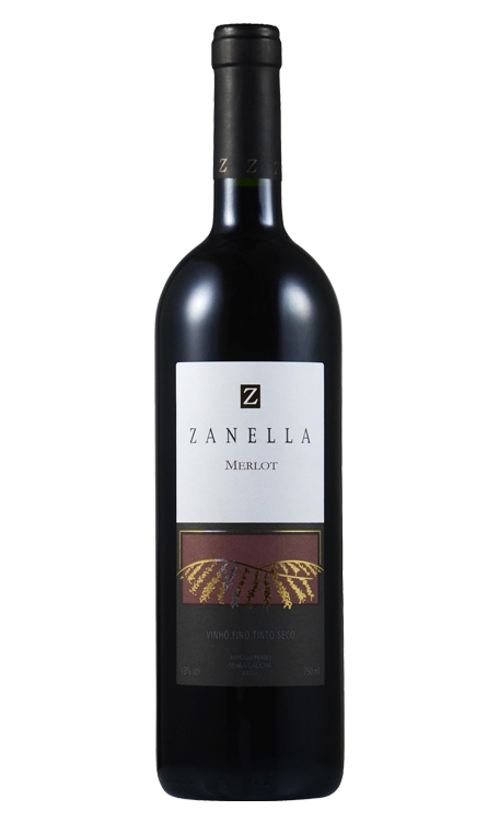 Vinho Vinícola Zanella Tinto Seco Brasil Merlot 750ml