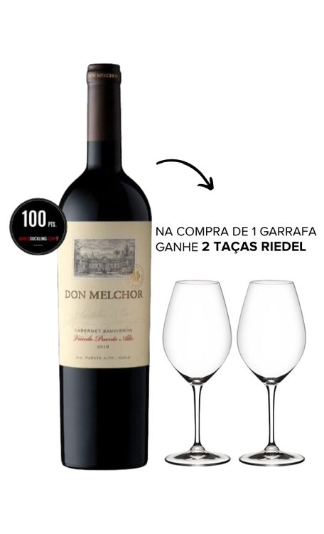 Vinho Don Melchor Tinto Seco Chile Cabernet Sauvignon 2018 750ml