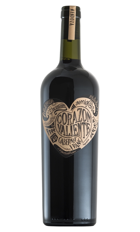 Vinho Niven Wines Tinto Seco Argentina Corazón Valiente Cabernet Franc 750ml