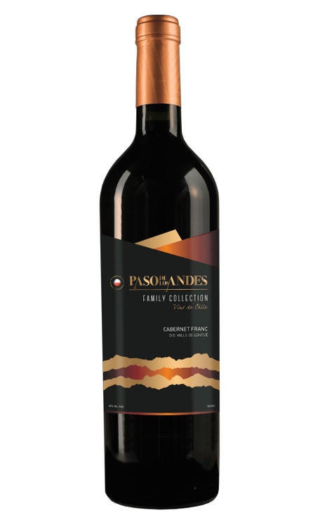 Vinho Kinast Family Wines Tinto Seco Chile Paso de Los Andes Cabernet Franc 750ml