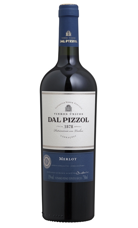 Vinho Dal Pizzol Tinto Seco Brasil Merlot 750ml