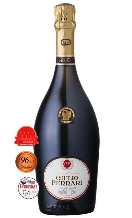 Espumante Ferrari Trento Branco Brut Itália Giulio Ferrari Riserva Chardonnay 2009 750ml