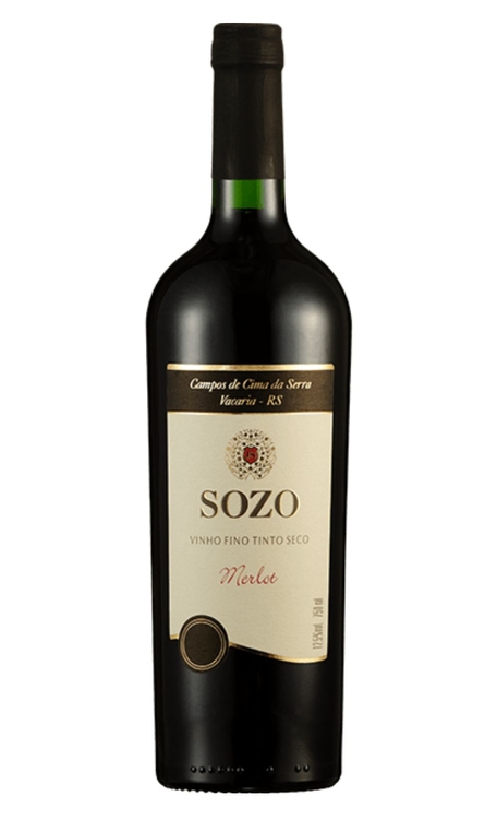 Vinho Sozo Tinto Seco Brasil Merlot 750ml