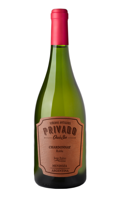 Vinho Jorge Rubio Branco Seco Argentina Privado Oasis Sur Reserva Chardonnay 750ml