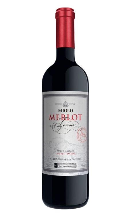 Vinho Miolo Tinto Seco Brasil Terroir Merlot 2020 750ml