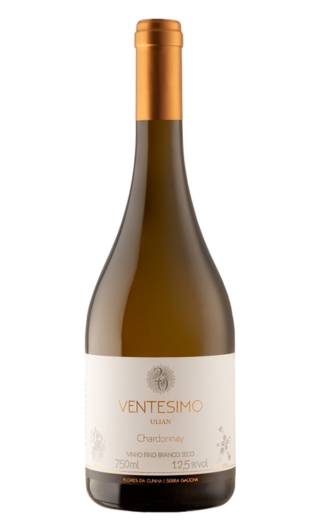 Vinho Família Ulian Branco Seco Brasil Ventesimo Chardonnay 750ml