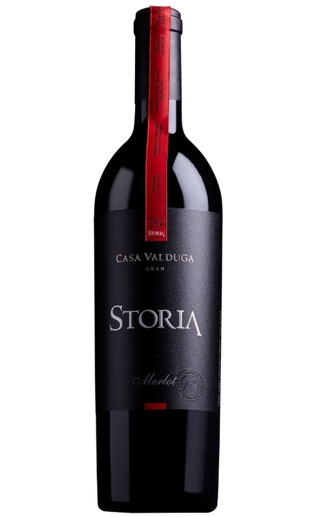Vinho Casa Valduga Tinto Seco Brasil Storia Gran Reserva Merlot 2018 750ml