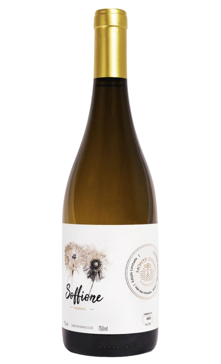 Vinho Monte Chiaro Branco Seco Brasil Soffione Trebbiano 750ml