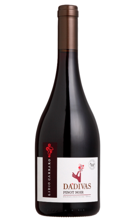 Vinho Lidio Carraro Vinícola Boutique Tinto Seco Brasil Dádivas Pinot Noir 750ml
