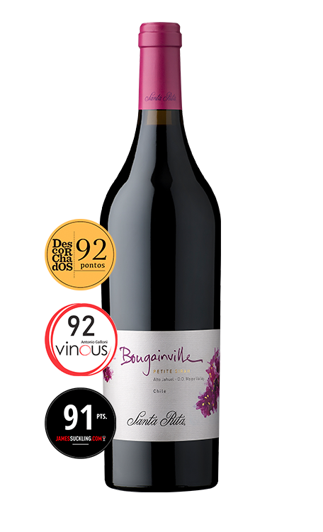Vinho Viña Santa Rita Tinto Seco Chile Bougainville Petite Syrah, Syrah 750ml
