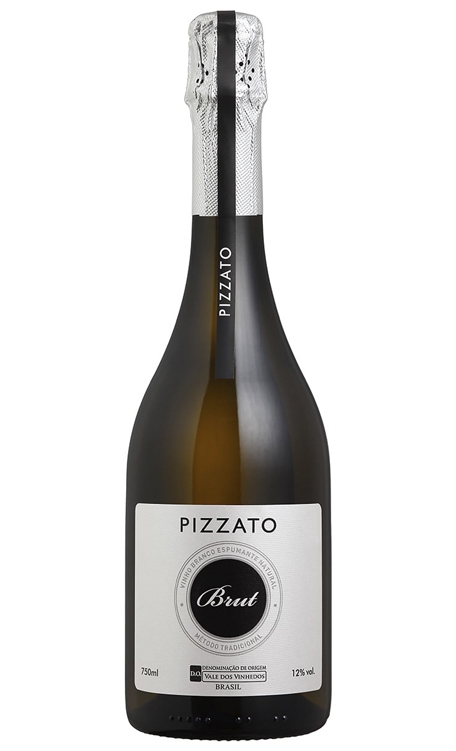 Espumante Pizzato Branco Brut Brasil Tradicional Chardonnay, Pinot Noir 750ml