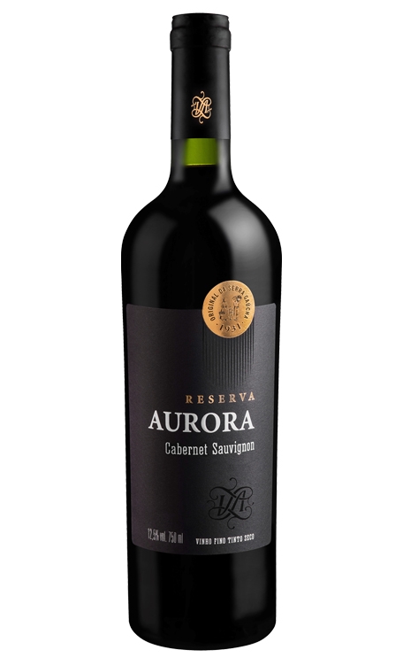 Vinho Vinícola Aurora Tinto Seco Brasil Reserva Cabernet Sauvignon 750ml