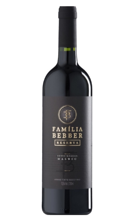 Vinho Família Bebber Tinto Seco Brasil Reserva Malbec 750ml
