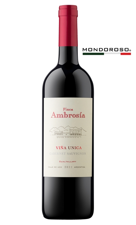 Vinho Finca Ambrosia Tinto Seco Argentina Viña Única Cabernet Sauvignon 750ml