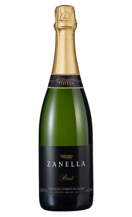 Espumante Zanella Branco Brut Brasil Tradicional Chardonnay, Pinot Noir 750ml