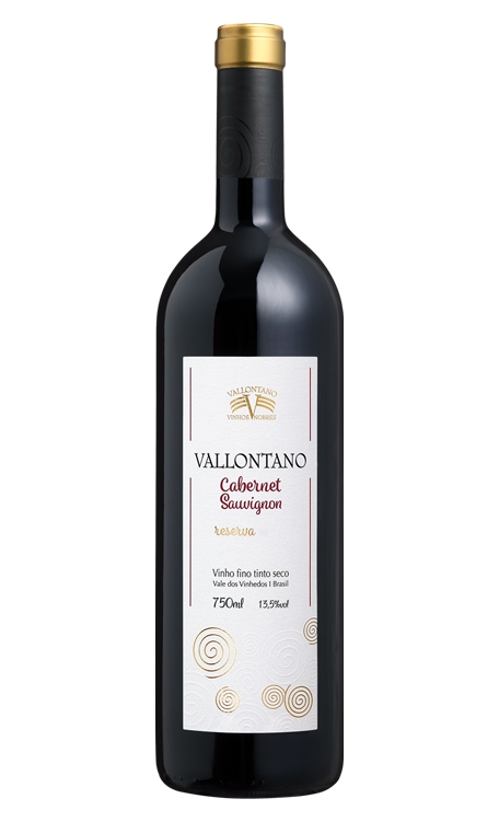 Vinho Vallontano Tinto Seco Brasil Reserva Cabernet Sauvignon 750ml