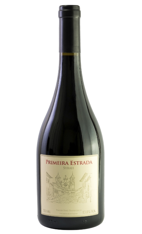 Vinho Vinícola Estrada Real Tinto Seco Brasil Primeira Estrada Syrah 750ml
