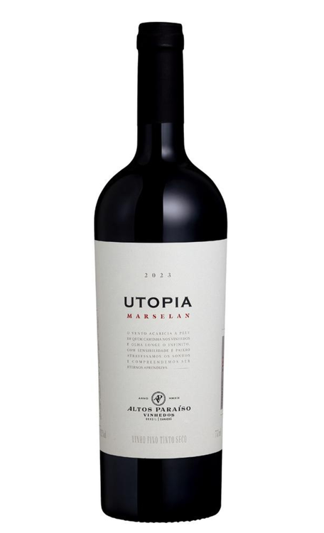Vinho Altos Paraíso Tinto Seco Brasil Utopia Marselan 750ml