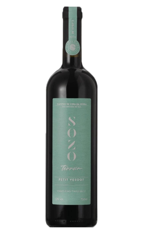 Vinho Sozo Tinto Seco Brasil Terroir Petit Verdot 750ml