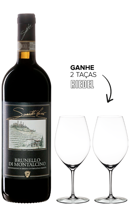 Vinho Sassetti Livio Pertimali Tinto Seco Itália Sangiovese 2016 750ml