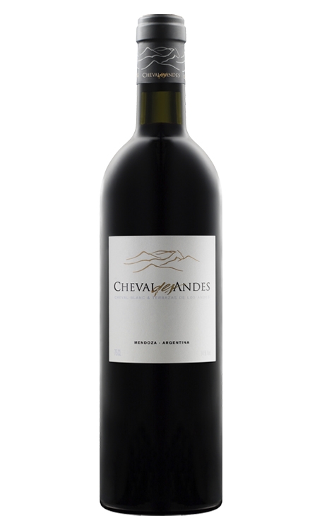 Vinho Château Cheval Blanc Tinto Seco Argentina Cheval Des Andes Cabernet Sauvignon, Malbec, Petit Verdot 2016 750ml