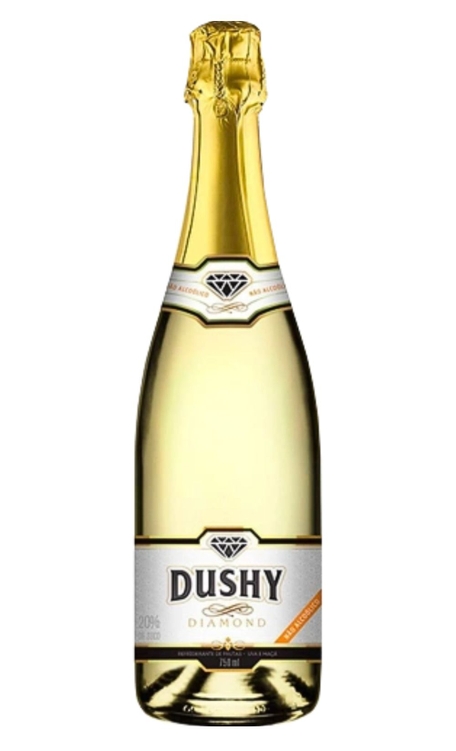 Espumante Dushy Branco Moscatel Brasil Diamond Sem Álcool Moscato 750ml