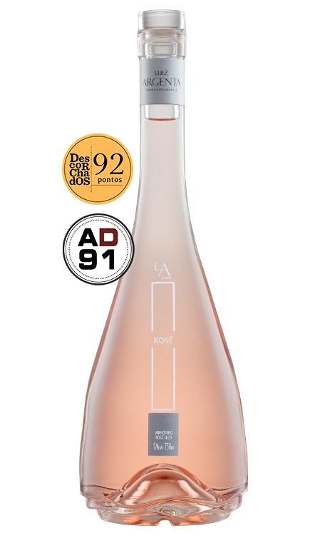 Vinho Luiz Argenta Rosé Seco Brasil Jovem Pinot Noir, Syrah 750ml