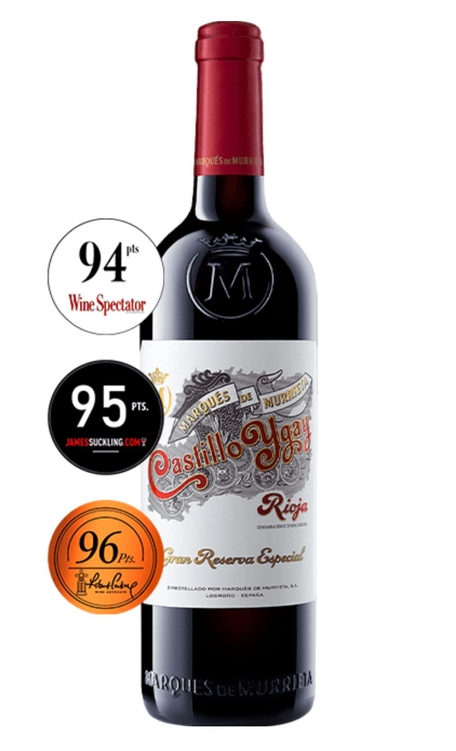 Vinho Marqués de Murrieta Tinto Seco Espanha Castillo Ygay Gran Reserva Mazuelo, Tempranillo 2010 750ml