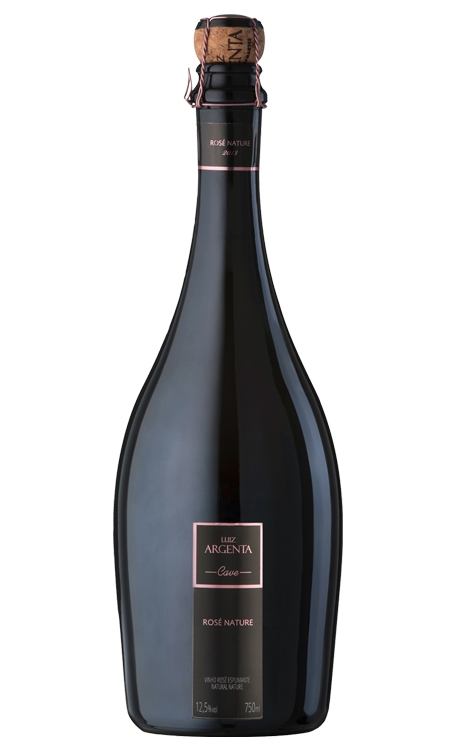 Espumante Luiz Argenta Rosé Nature Brasil 48 Meses Pinot Noir 750ml