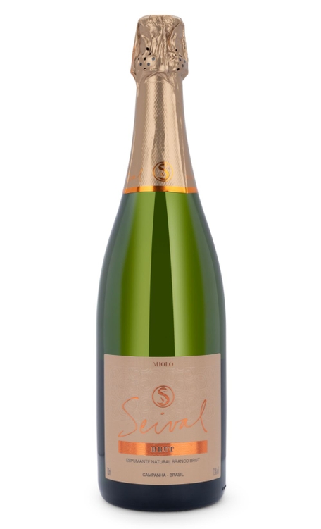Espumante Miolo Branco Brut Brasil Seival Chardonnay, Pinot Noir 750ml