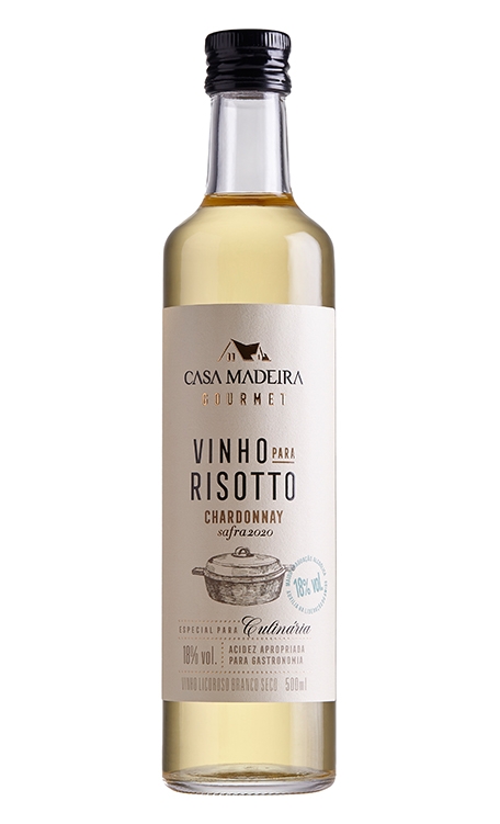 Vinho Casa Madeira Branco Seco Brasil Gourmet Chardonnay 500ml