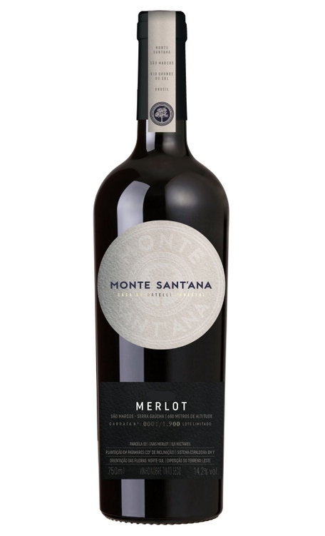 Vinho Fundição Santana Tinto Seco Brasil Merlot 750ml