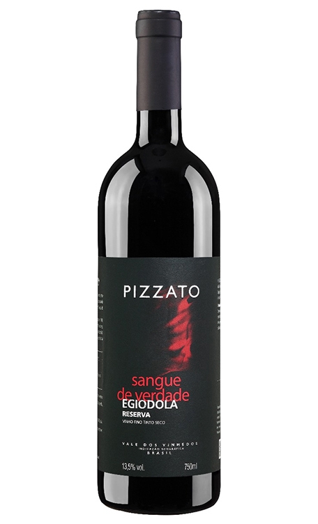 Vinho Pizzato Tinto Seco Brasil Reserva Egiodola 750ml