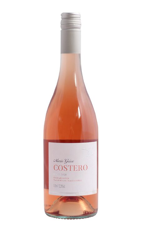 Vinho Vinícola Família Geisse Rosé Seco Chile Mário Geisse Costero Pinot Noir, Sauvignon Blanc 750ml