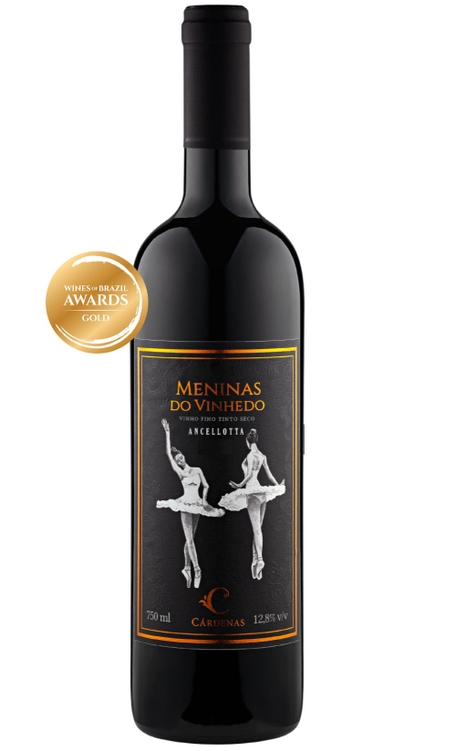 Vinho Cárdenas Tinto Seco Brasil Meninas do Vinhedo Ancellotta 750ml